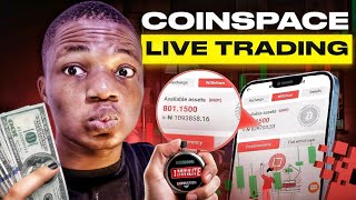 I Turned 607 Into 801 In Minutes Coinspace Live Trading Real Experience For Beginners 2026