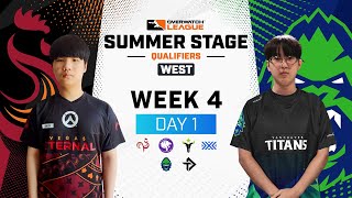 Overwatch League 2023 Season | Summer Qualifiers West | Week 4 Day 1