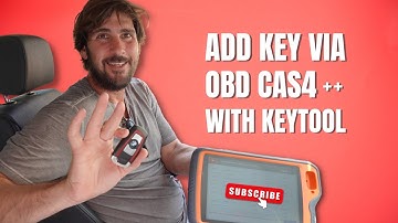 bmw x3  ( cas4 ) add a key by obd keytool plus xhorse