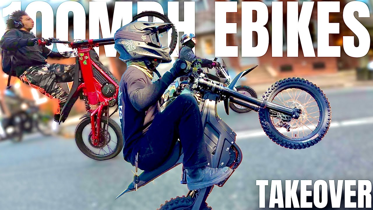 Электровелосипеды, разгоняющиеся до 100 миль в час, завоёвывают мега-трек в Сур-Роне! (Подъехала ...