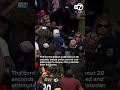 Protester attacked by multiple attendees at Trump rally in Ohio