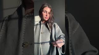 Chic Winter Style: Double Faced Merino Wool Scarf Coat Guide #FashionInspo #WinterStyle