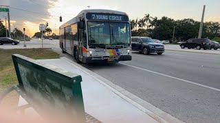 Riding Broward County Transit Bus 7, Pines Blvd & SW 178 Ave to Pines Blvd & SW 155 Ave