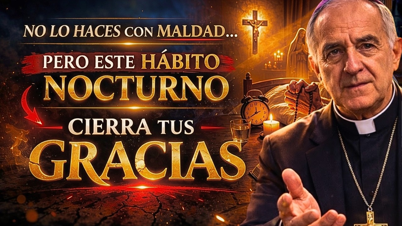 ⚠️PADRE ORIA ADVIERTE: Si tienes más de 60 este hábito nocturno puede cerrar tus gracias sin notarlo