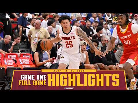 Denver Nuggets vs. Houston Rockets Full Game Highlights 📺 | 2026 NBA Summer League