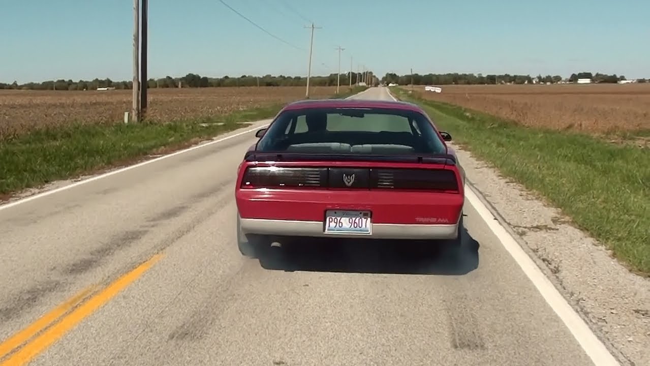 1987 Trans Am Launch and Flybys Exhaust Sound Cherry Bomb Glasspack