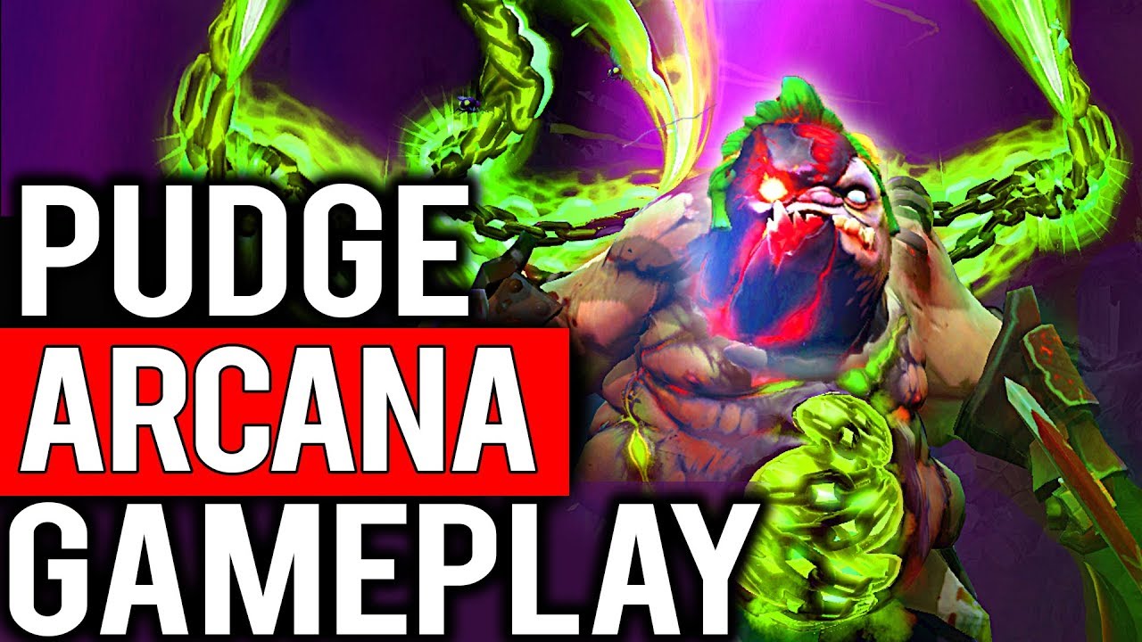 EPIC PUDGE ARCANA GAMEPLAY (The Feast of Abscession ARCANA PUDGE PATCH 7.12 DOTA 2 GAMEPLAY)