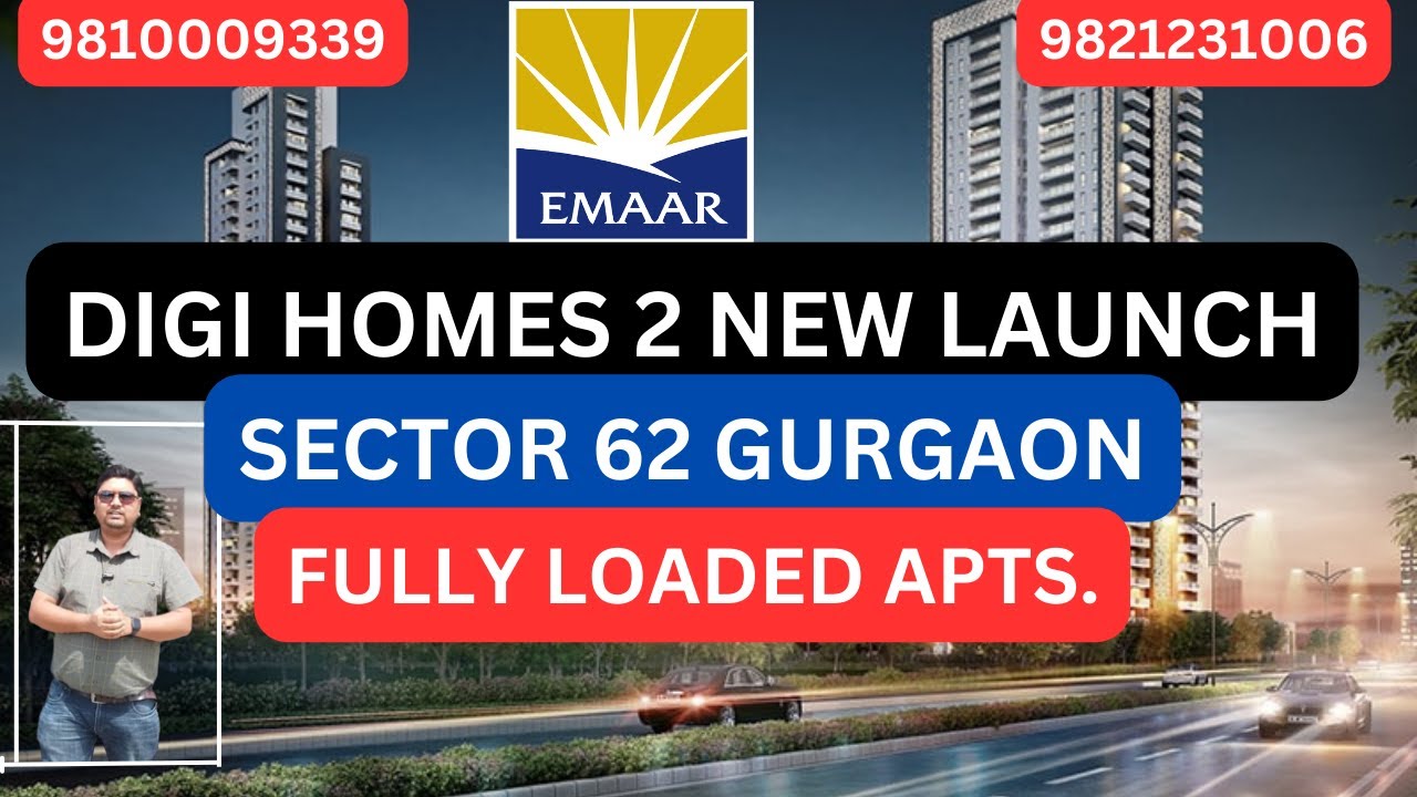 Emaar new launch Sector 62 Gurgaon : Emaar Digi Homes Phase 2 :Emaar Urban Oasis:Golf Extension Road