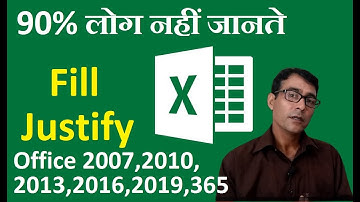 Use Fill Justify to Manage Text || The QUICKEST & EASIEST Way to Work with TEXT in Excel