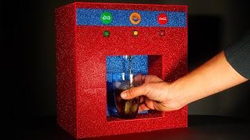 Luxury Coca Cola Fountain Machine from Cardboard at Home