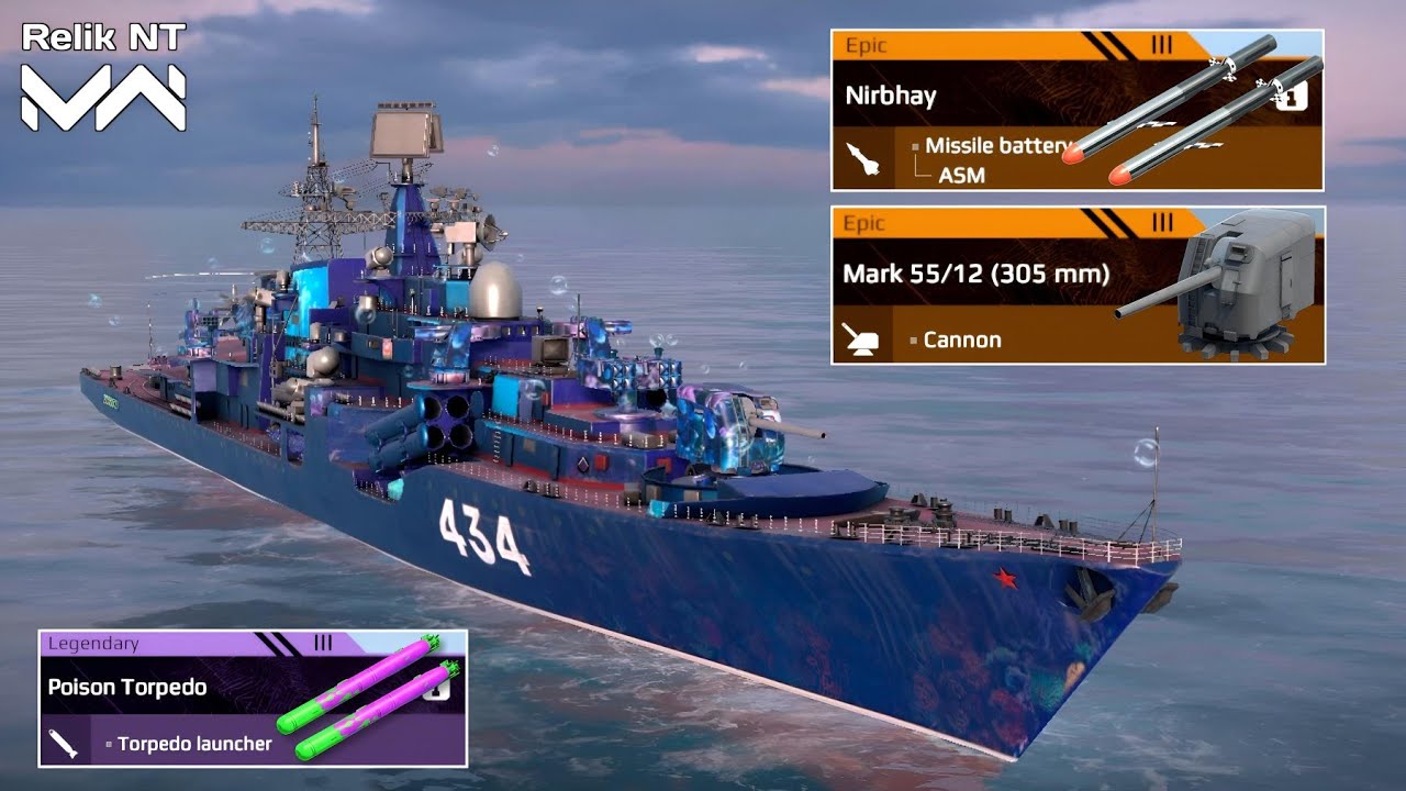 RF Admiral Ushakov - Most Balanced And Deadliest Dollar Ship in Modern Warships 