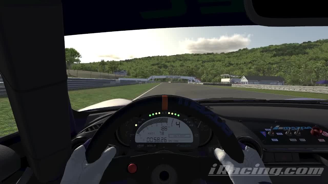 iRacing Lime Rock Park - Classic Global Mazda MX-5 Cup (Dry) Track