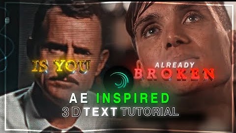 Create 3D Text Like After Effects in Alight Motion x Node Video – Step-by-Step Tutorial