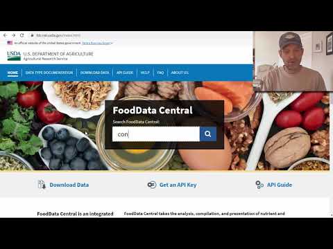 Using The USDA FoodData Central Search For Food Nutrition Facts