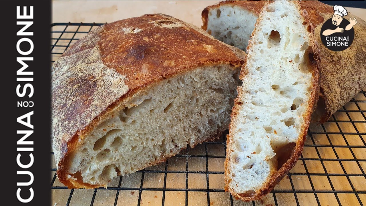 Pane veloce senza planetaria, senza lievito madre e risultato come al forno a legna😱