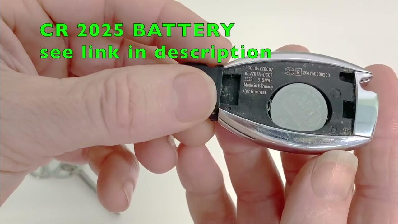 How To Change Battery Mercedes Key Fob EASY [Newer] - YouTube