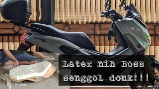 Pasang Busa Latex dan Mbtech Carerra di Nmax Old