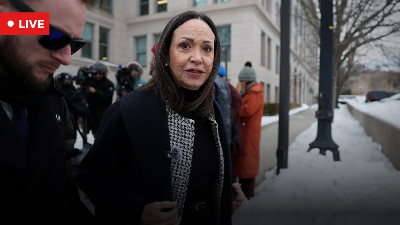 WATCH LIVE: Schumer Meets Venezuelan Opposition Leader María Corina Machado in Washington