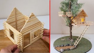 DIY Miniature Tree House  Minyatür Ağaç Ev Nasıl Yapılır