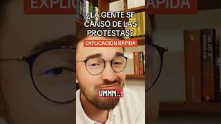 La Gente Se Cansó De Las Protestas?