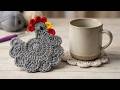 How To Crochet Cute Chicken Coasters Easy Tutorial 