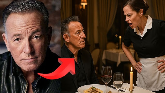 Waitress insults Bruce Springsteen in a luxury restaurant, not knowing he’s  the new owner…!