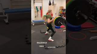 World Champian Mykolas Alekna Weight Training Clean 130 Kg Subscribe Like