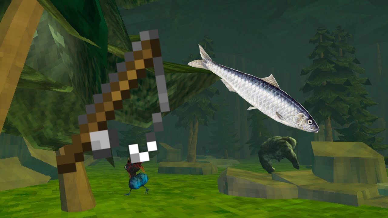 NEW BAIT BUTTON TO FISH 🐋🐟 (fishing update animal company 🐠🐟🐳