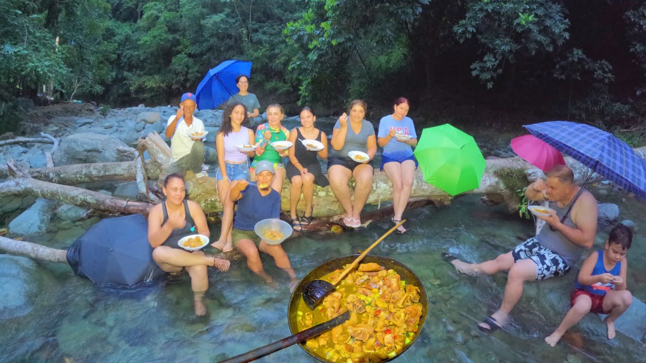 MIREN como nos ATRAPO la NOCHE😟COCINANDO en el RIO casi no Salimos🙈