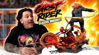 Download Lagu The Ghost Rider CLASSIC VARIANT Premium Format by Sideshow | Statue Unboxing \u0026 Review MP3