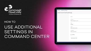 Celebrity How to Configure Additional Settings in Commvault Command Center | Deep-Dive Tutorial Net Worth
