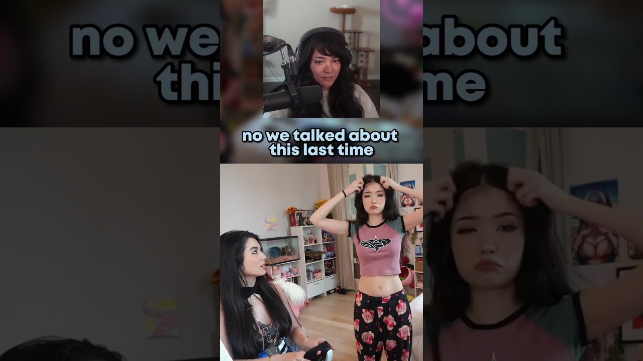 Emiru and Caroline discuss Cinna's forehead