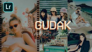 GUDAK CAMERA INSPIRED LIGHTROOM PRESET | How To Edit Like Gudak Camera App Tutorial | Free DNG & XMP screenshot 1