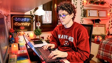 Study with me 9 h ✨ Harvard alumnus, Work with me, Rain sounds, Pomodoro timer | Creating stuff 🎨