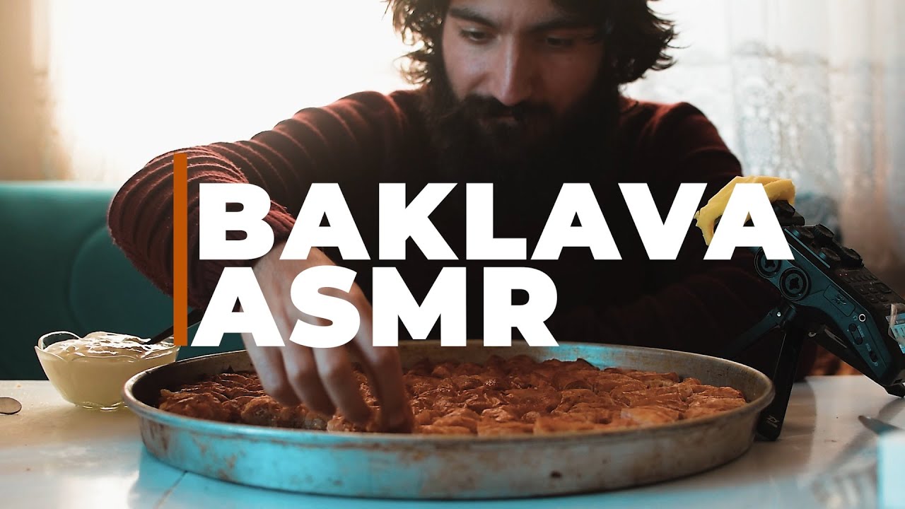 RA BİR TEPSİ BAKLAVA YİYOR | TURKISH DESSERT BAKLAVA MUKBANG ASMR | RA