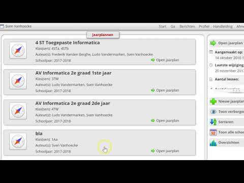 HowTo Smartschool Jaarplan kopiëren