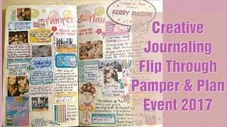 Creative Journal Flip Through - Pamper and Plan