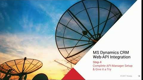 Integration with MS Dynamics CRM - Step4 - Complete API Manager Setup