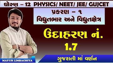 12 SCIENCE PHYSICS | CHAPTER 1 | EXAMPLE 1.7