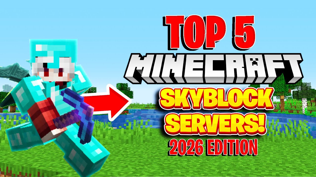 🔴 Playing the TOP 5 SKYBLOCK SERVERS! *2026 EDITION* | 1.8- 1.20+ | New Minecraft Skyblock Servers