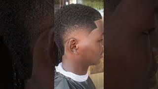 How to do burst fade hairstyle tutorial #barbershop #barber #haircut #barberlove #barberworld