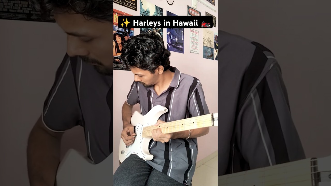 Harleys in Hawaii - Katy Perry - Electric Guitar Cover 