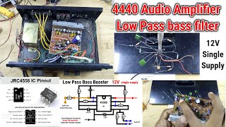 4558 ic subwoofer circuit single supply | 12 volt 4558 ic subwoofer circuit diagram