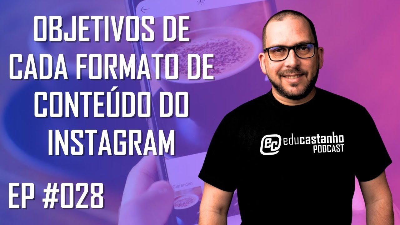 OBJETIVOS DE CADA FORMATO DE CONTEÚDO DO INSTAGRAM | Edu Castanho Podcast 