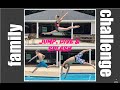 Family Jump, Dive & Splash Challenge | Flippin' Katie