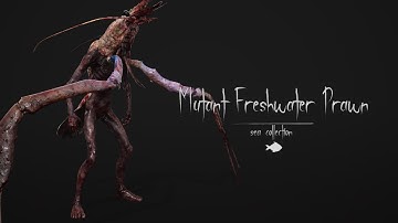Mutant Freshwater Prawn | Sea Creatures Collection | Unreal Engine 4/5 (FAB) Unity horror character