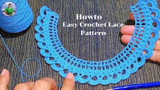 Wanderful‼️Super Easy Crochet Lace Patterns For Beginners|Tutorial step-by-step