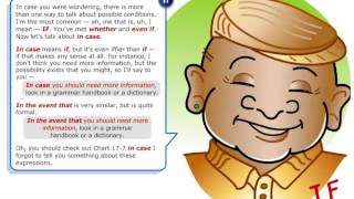 #Ad17 7 Adverb Clauses Adverb clauses of condition using in case & in the event that
