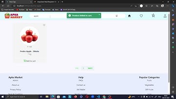 Fruits and Vegetables ordering project using React and Chakra ui #react #chakraui #website #project