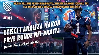 99 jardi #182 NFL: KEJLEB VILIJAMS PRVI PIK NA DRAFT, ATLANTA FALKONSI ŠOKIRALI SVE 🏈